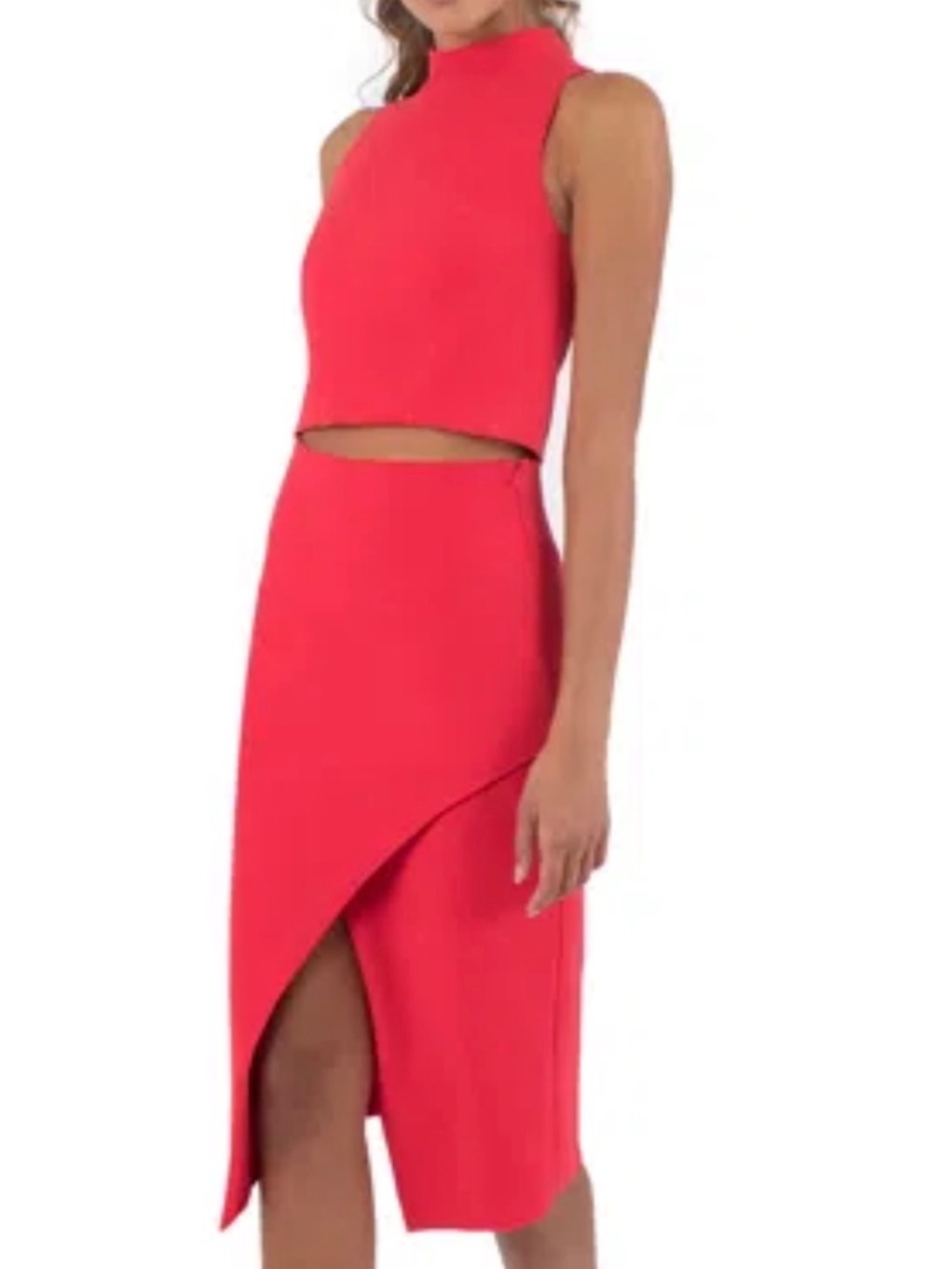 Black Halo Juma two piece size 6 in red